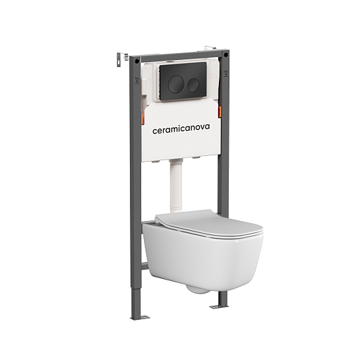 Ceramica Nova  CN3005_121001MB Комплект: Унитаз, Инсталляция, Кнопка смыва
