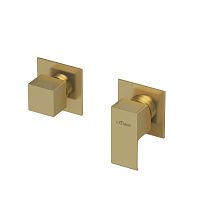 Cezares PORTA-VDIM3-M-SR Встраиваемый однорычажный смеситель с поворотном переключателем на 3 выхода, исполнение sunrise