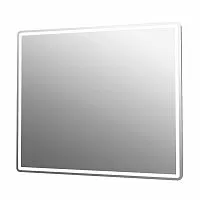 Dreja 99.9025 Tiny Зеркало, 70/80х80/70 см, LED-подсветка, белое купить  в интернет-магазине Сквирел