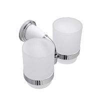 Art&Max AM-E-2602-D-Cr Bianchi Держатель для стакана двойной, хром купить  в интернет-магазине Сквирел