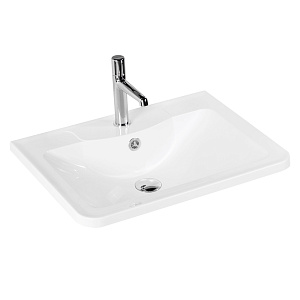 BelBagno BB600/455-LV-MR-ALR Раковина из литьевого мрамора 60х45.5 см, белая