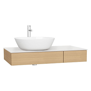 Vitra 65675 Origin Тумба для раковины 90х48 см, подвесная, левосторонняя, Light oak (светлый дуб)