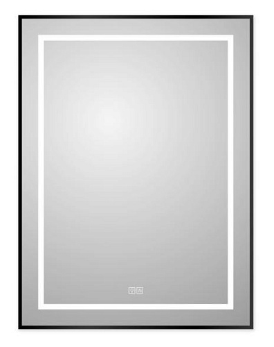 BelBagno Kraft SPC-KRAFT-600-800-LED-TCH-WARM-NERO Зеркало купить  в интернет-магазине Сквирел