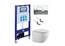 Aquatek ЕВРОПА SET AQUATEK ЕВРОПА-067 4в1 Инсталляция с подвесным унитазом