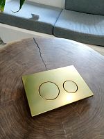 KKPol SPP/038/BG/K M11 Смывная клавиша для инсталляции, брашированное золото