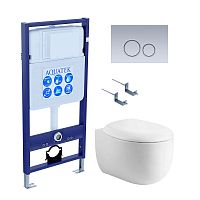 Aquatek Альтаир SET AQUATEK АЛЬТАИР cm-019 4в1 Инсталляция с подвесным унитазом Aquatek Альтаир SET AQUATEK АЛЬТАИР cm-019 4в1 Инсталляция с подвесным унитазом
