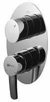 Lemark LM3228C Atlantiss Смеситель для ванны и душа, встраиваемый, хром