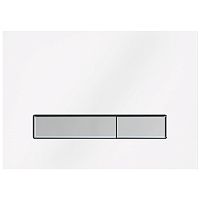 KKPol SPP/126/0/K (350/PPB/183-00-00) Vitrum Grande V1 Смывная клавиша для инсталляции, белый/сатин