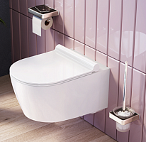 Сет № 1797 DX77C1700SC_Damixa Jupiter Унитаз подвесной с микролифтом, безободковый