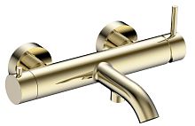 Aquame AQM6212BG Siena Смеситель для ванны, Brushed gold (шлифованное золото)