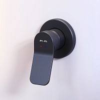 AM.PM F85A65022 X-Joy, Смеситель для душа монтируемый в стену, черный матовый