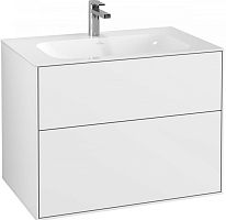Villeroy & Boch G01000GF Finion Тумба под раковину 80х50 см, лак белый глянцевый (Glossy White Lacquer) купить  в интернет-магазине Сквирел