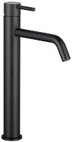 Aquame AQM6214MB Siena Смеситель для свободностоящей раковины, гладкий, матовый черный
