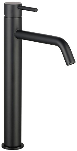 Aquame AQM6214MB Siena Смеситель для свободностоящей раковины, гладкий, матовый черный
