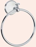 TW Harmony TWHA015bi/cr 015, полотенцедержатель кольцо, цвет держателя: белый/хром, купить  в интернет-магазине Сквирел