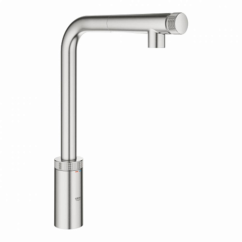 Grohe 31613DC0 Minta Смеситель для мойки, с управлением SmartControl, суперсталь