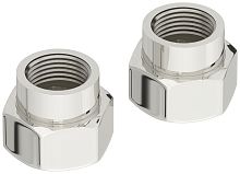 Сунержа 02101-1012 Стилье Комплект фитингов прямой G 1" НГ х G 1/2" ВР / 2 шт., без покрытия