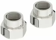 Сунержа 02101-1012 Стилье Комплект фитингов прямой G 1" НГ х G 1/2" ВР / 2 шт., без покрытия