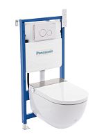 Panasonic CH2730 Комплект: Унитаз, Инсталляция, Кнопка смыва
