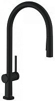 Hansgrohe 72801670 Talis M54 210 Смеситель для кухни, с вытяжным душем, sBox, матовый черный