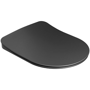 Ravak X01795 Uni Chrome Сиденье для унитаза с микролифтом Flat, черное