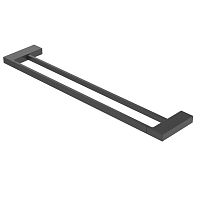 Cezares SLIDER-THD-60-NOP Полотенцедержатель двойной 60 см, исполнение черный матовый
