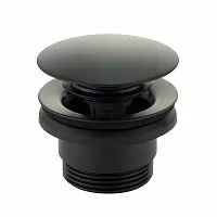Migliore 30848 Ricambi Донный клапан Click-clack под перелив, черный матовый