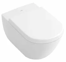 Villeroy & Boch 66001001 Subway Чаша унитаза подвесного 37х57 см, альпийский белый (White Alpin) (66001001P)