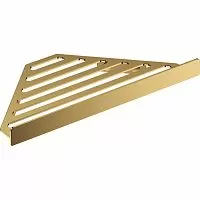 Hansgrohe 41741990 AddStoris Угловая полка, полированное золото купить  в интернет-магазине Сквирел