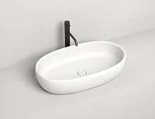 Salini 110721M Luce Раковина накладная, материал S-Stone, 70х40 см, белая