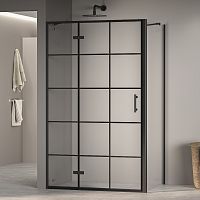 RGW 41087702-084L Passage PA-77B L (PA-07B L + Z-050-2B + держатель O-204B) Душевой уголок 195 см, профиль черный RGW 41087702-084L Passage PA-77B L (PA-07B L + Z-050-2B + держатель O-204B) Душевой уголок 195 см, профиль черный