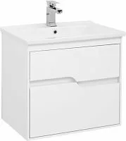 Aquanet 00212661 Модена Тумба с раковиной, 65х45 см, белая купить  в интернет-магазине Сквирел