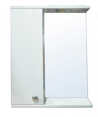 Loranto CS00046933 Моника Зеркальный шкаф, 50х70 см, белый купить  в интернет-магазине Сквирел