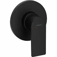 Hansgrohe 72659670 Rebris E Смеситель для душа (внешняя часть), матовый черный