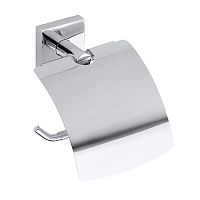 Bemeta 132112012 Beta Держатель для туалетной бумаги с крышкой 13.5 см, хром купить  в интернет-магазине Сквирел