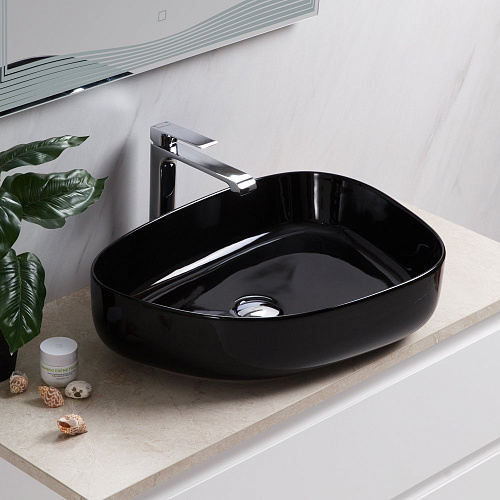 BelBagno BB1435-NERO Раковина накладная