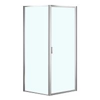 Azario AZ-NAG1221 900 Richmond Душевое ограждение 900х900х1950 БЕЗ ПОДДОНА прозрачное стекло 6 мм, профиль хром