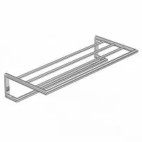 Kludi VELA R 5898905 Полотенцедержатель с полкой купить  в интернет-магазине Сквирел