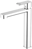 Aquame AQM6614CR Parma Смеситель для свободностоящей раковины, гладкий, хром