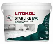 STARLIKE EVO S105 (5кг) Bianco Titanio Эпоксидная затирка