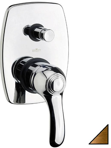 Смеситель для ванны Webert Aurora AU860101065