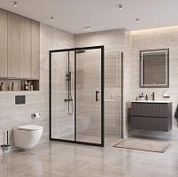 BelBagno UNO-195 UNO-195-AH-1-110/100-C-NERO Душевой уголок