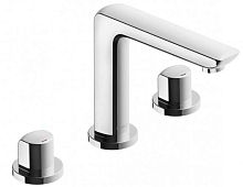 Kludi 413930530 Ameo Смеситель для раковины, однорычажный, на 3 отверстия, хром