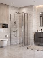 BelBagno UNO-195 UNO-195-AHF-31-80/100-C-Cr Душевой уголок