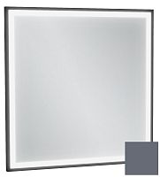 Jacob Delafon EB1433-S40 Allure & Silhouette Зеркало 60 х 60 см, с подсветкой, рама насыщенный серый сатин купить  в интернет-магазине Сквирел