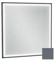 Jacob Delafon EB1433-S40 Allure & Silhouette Зеркало 60 х 60 см, с подсветкой, рама насыщенный серый сатин купить  в интернет-магазине Сквирел