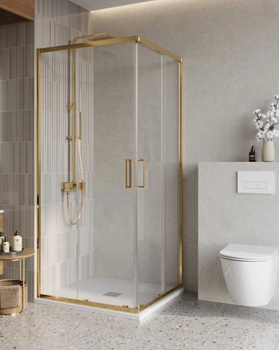 BelBagno LUCE LUCE-A-2-100-C-ORO Душевой уголок BelBagno LUCE LUCE-A-2-100-C-ORO Душевой уголок