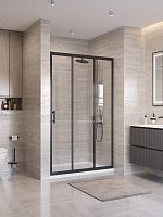 BelBagno UNO-195 UNO-195-BF-3-120-C-NERO Душевая дверь в нишу