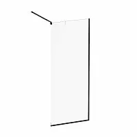 AM.PM W84WI-80-F1-BTE Func, Душевая перегородка 80x200 см, стекло прозрачное + покрытие, профиль черный