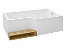 Jacob Delafon E6D004R-00 Bain-Douche Neo Акриловая ванна 180х90 см, белая